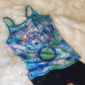Justice- girls Tye Dye Tank Top